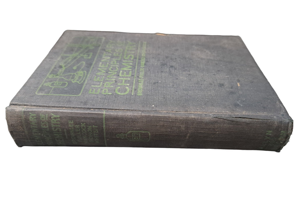 Vintage 1921 Elementary Principles of Chemistry book