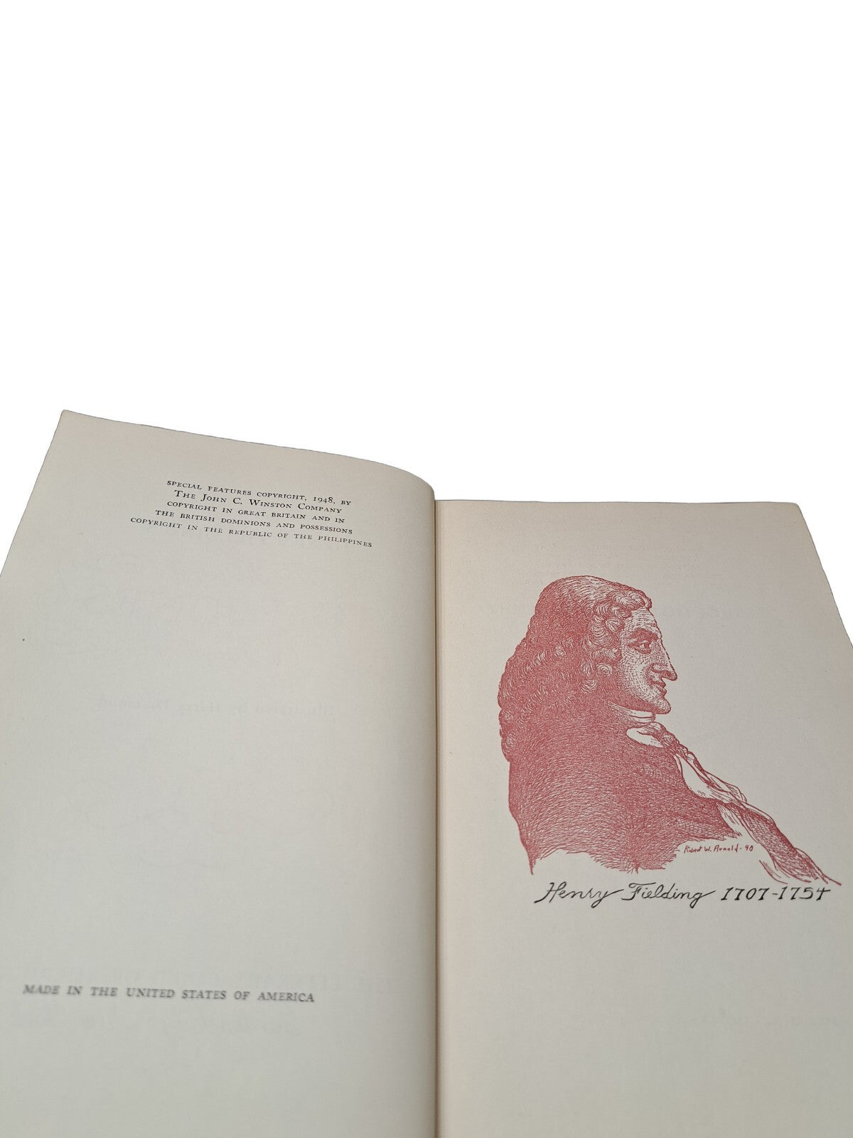 Vintage 1948 The History of Tom Jones book by Henry Fielding
