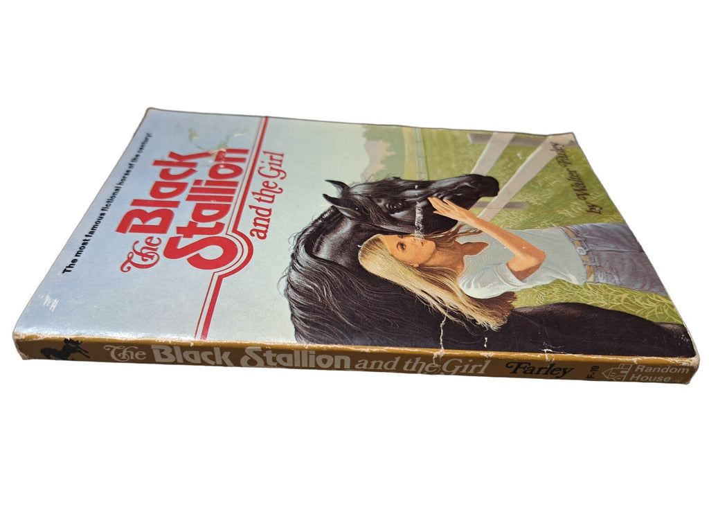 Vintage 1971 The Black Stallion and the Girl book by Walter Farley