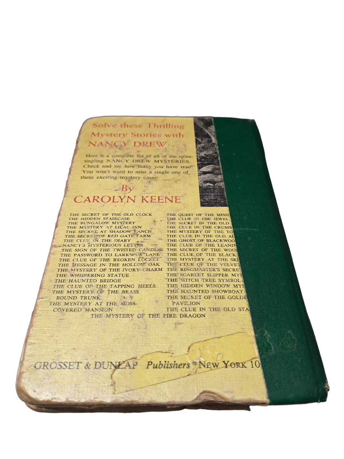 Vintage 1959 The Secret of the Old Clock book by Carolyn Keene