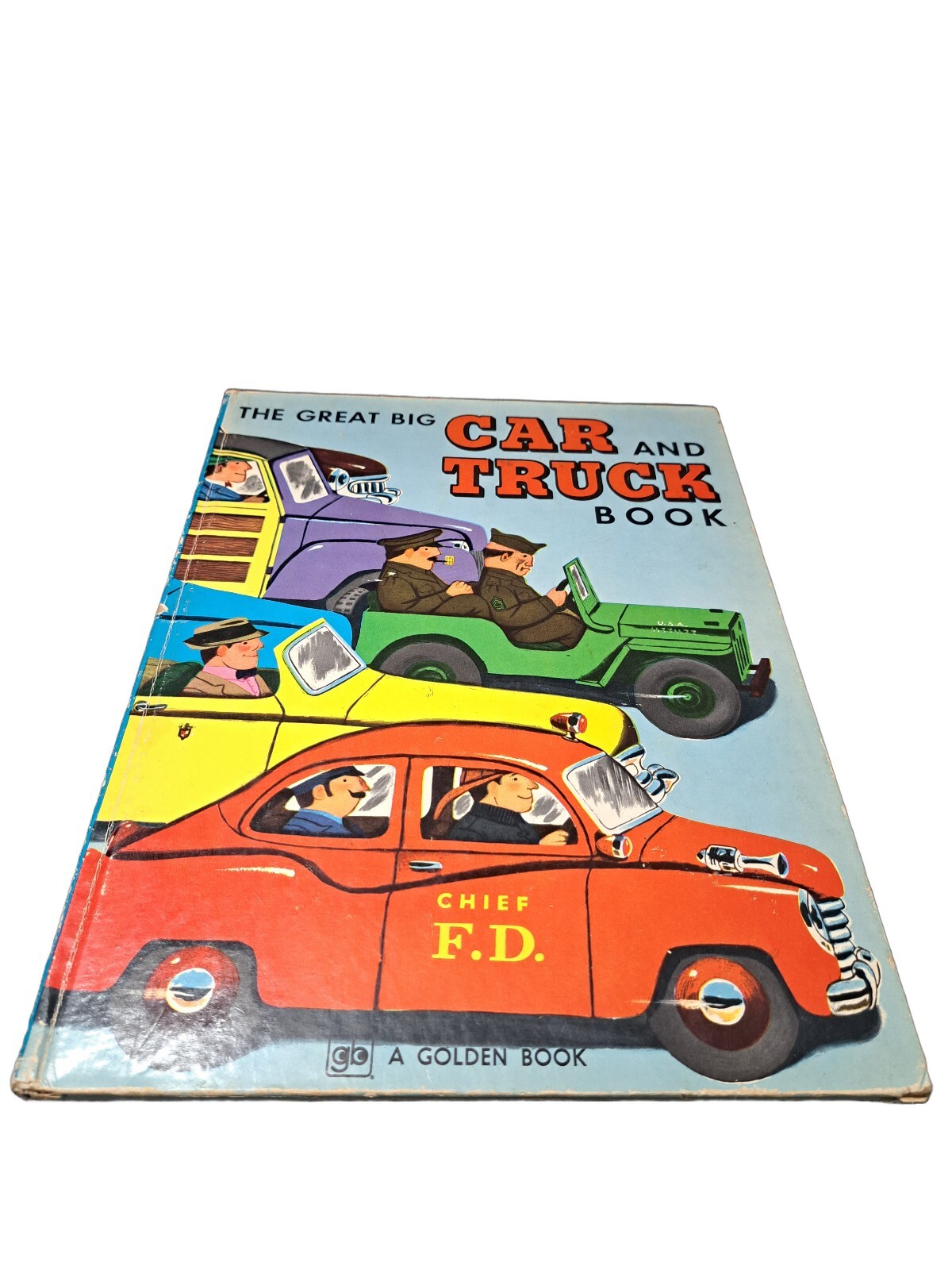 Vintage 1976 The Great Big Car and Truck Book pictures by Richard Scarry