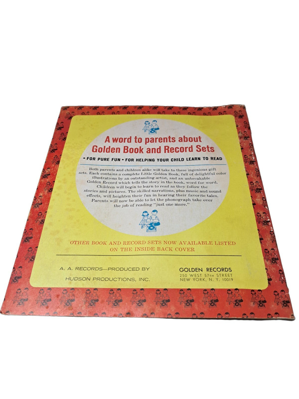 Vintage 1955 Snow White and Rose Red: A Favorite Fairy Tale with vinyl record