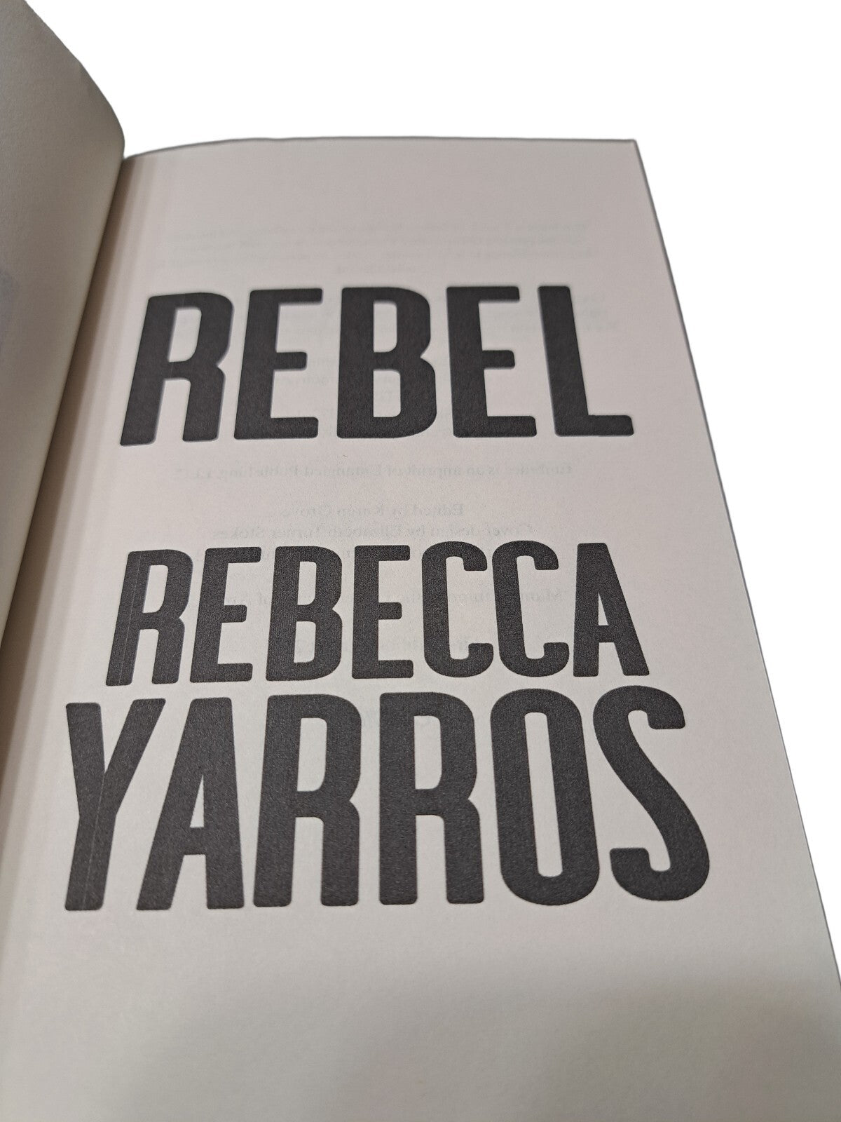 2017 Rebel by Rebecca Yarros