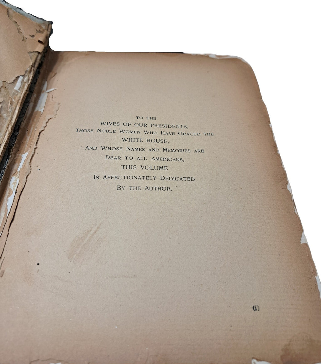 Vintage 1899 The White House Cook Book