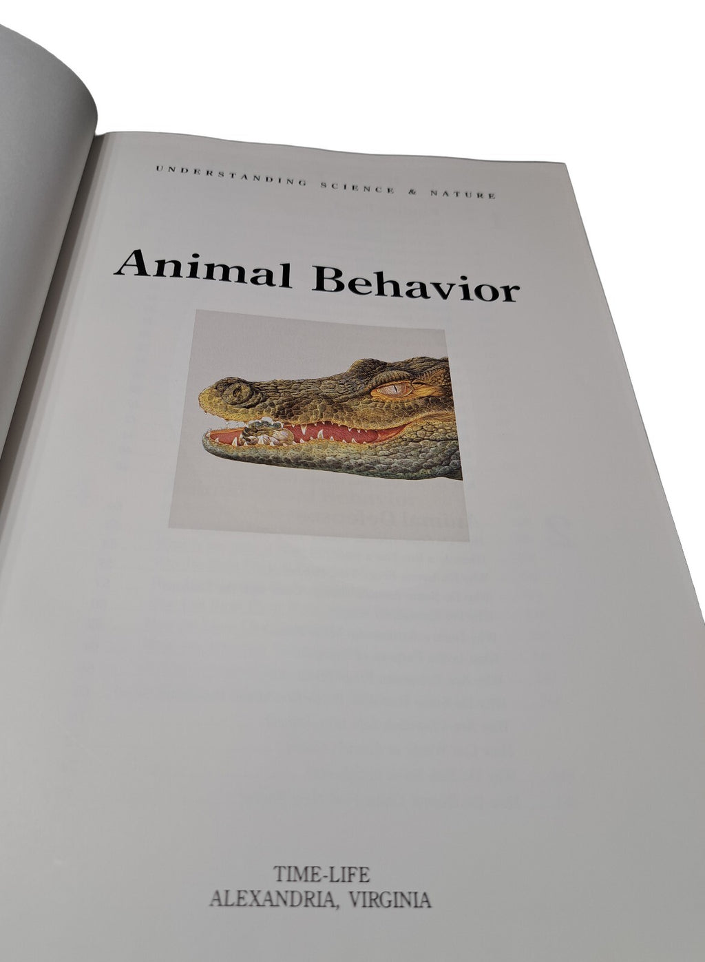 Vintage 1992 first printing of Understanding Science & Nature: Animal Behavior by Time Life