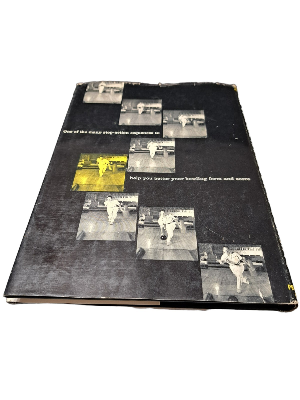 Vintage 1958 The Complete Handbook of Bowling by Oscar Fraley