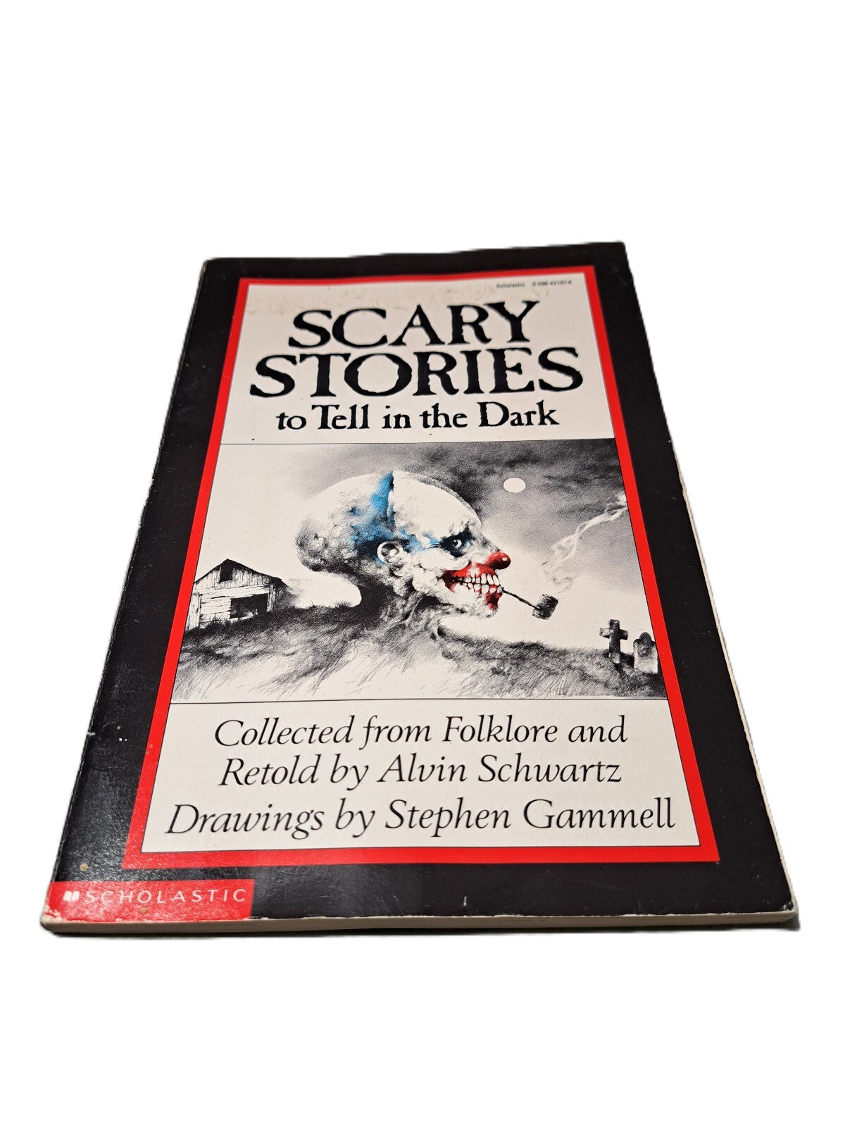 Vintage 1989 Scary Stories to Tell in the Dark book by Alvin Schwartz
