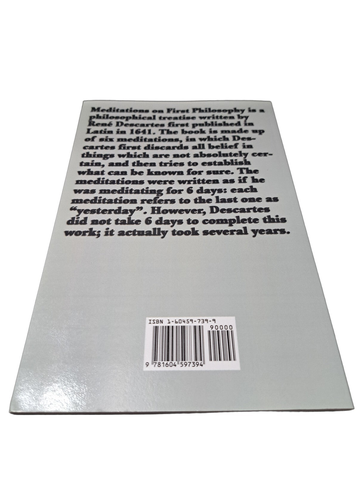 Meditations on First Philosophy book by Rene Descartes