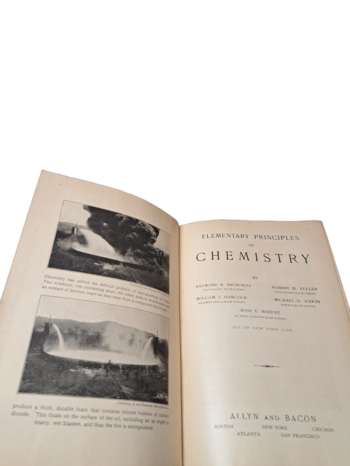 Vintage 1921 Elementary Principles of Chemistry book