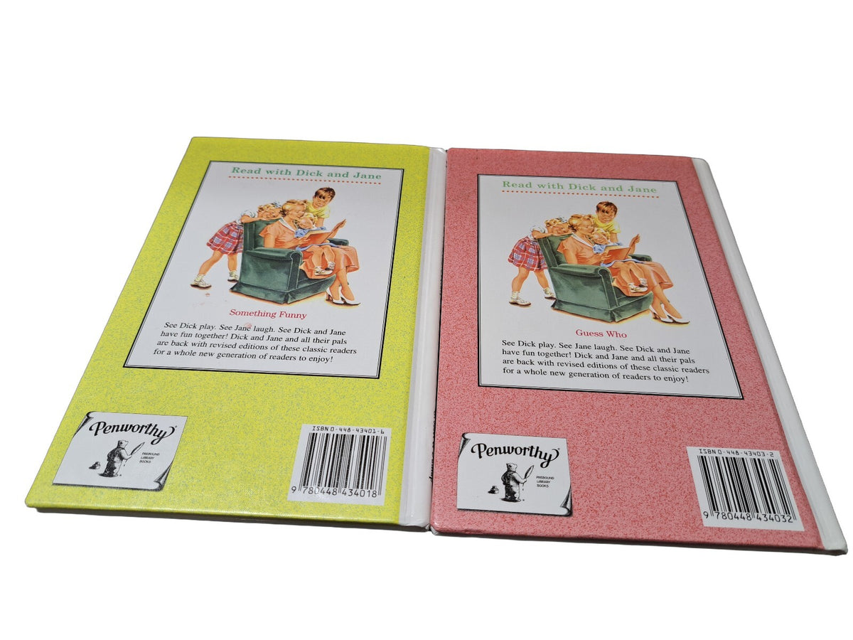 Vintage 1979 & 1984 Read with Dick and Jane series - books 1, 2, 4-6