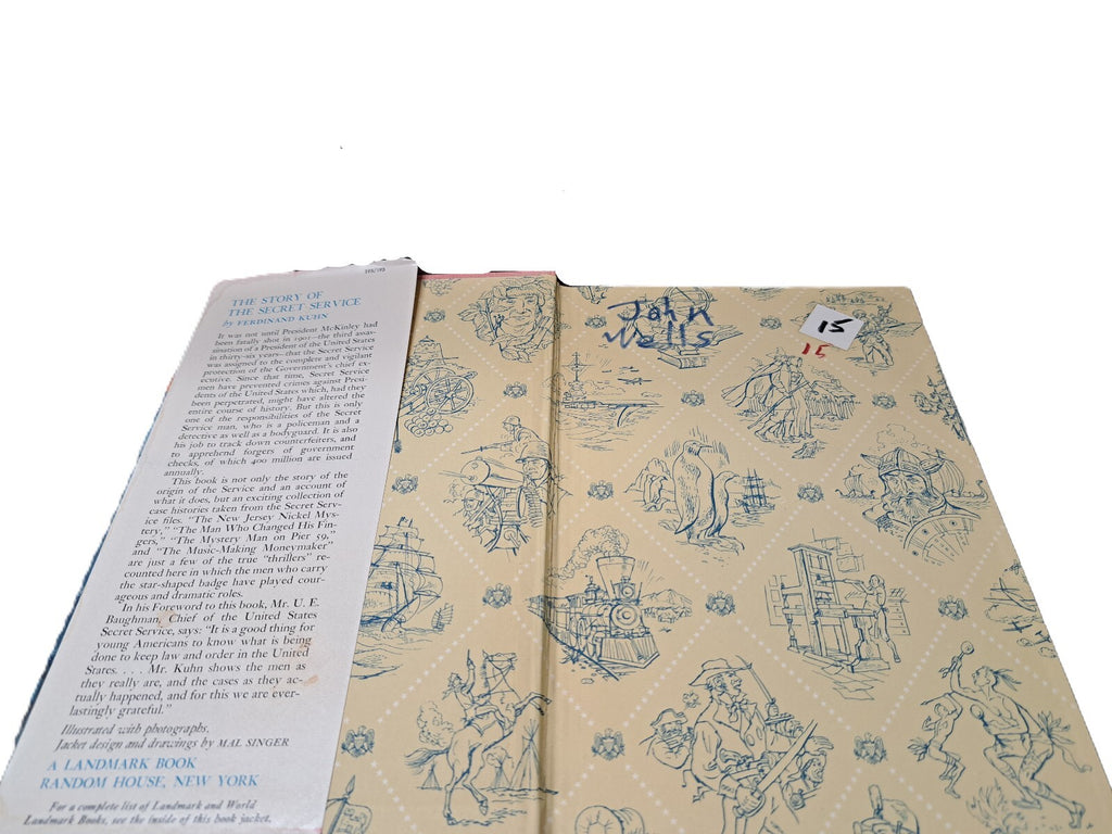 Vintage 1957 The Story of the Secret Service book by Ferdinand Kuhn