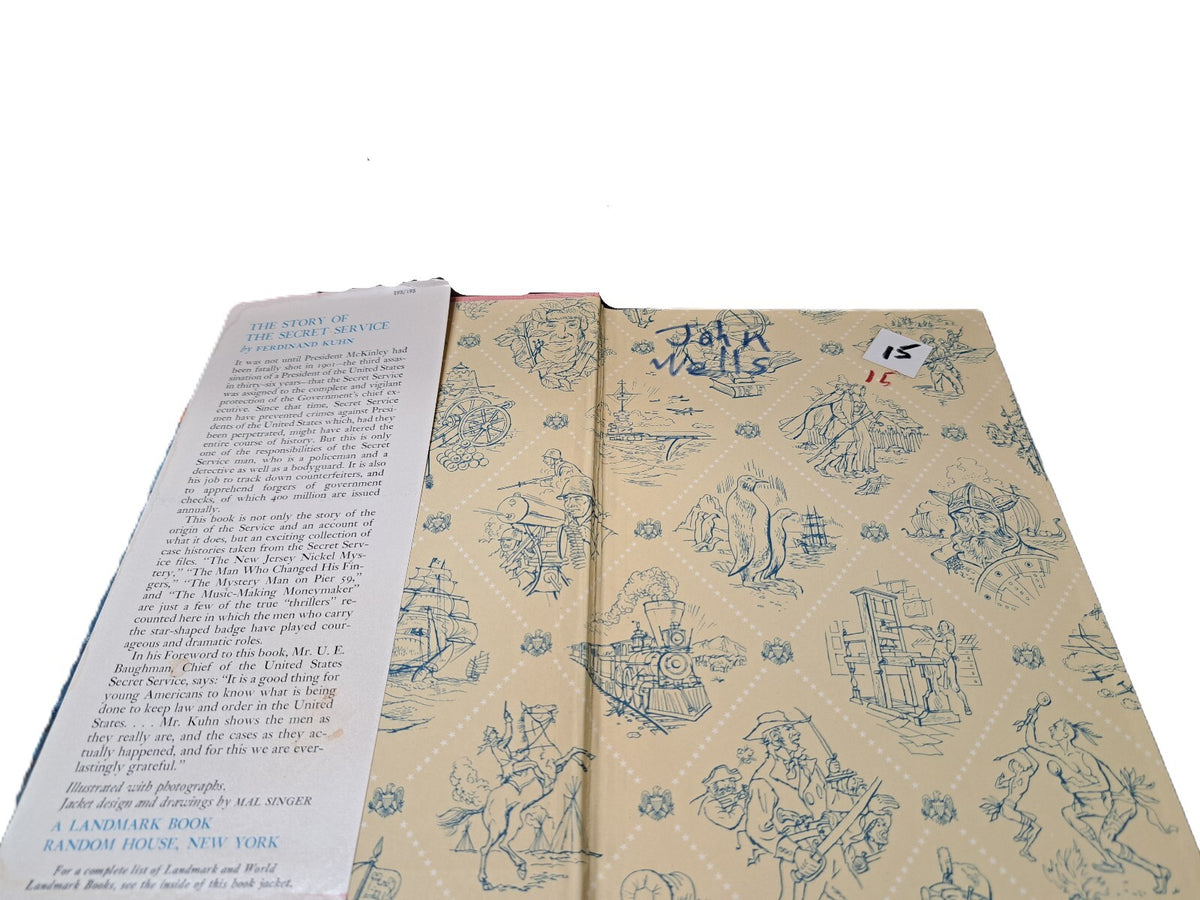 Vintage 1957 The Story of the Secret Service book by Ferdinand Kuhn