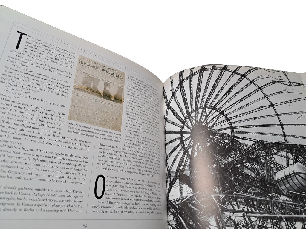 Vintage 1994 Hindenburg: An Illustrated History book by Rick Archbold