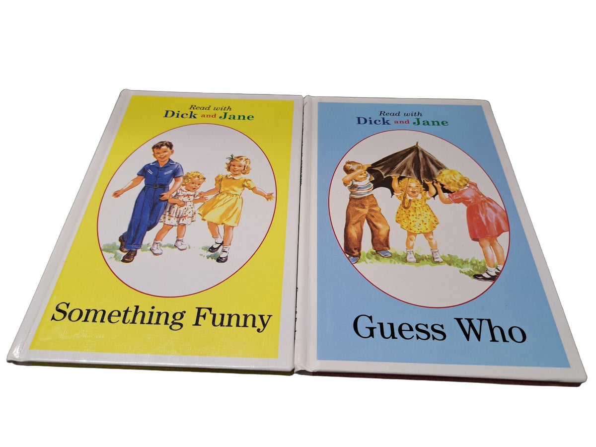 Vintage 1979 & 1984 Read with Dick and Jane series - books 1, 2, 4-6
