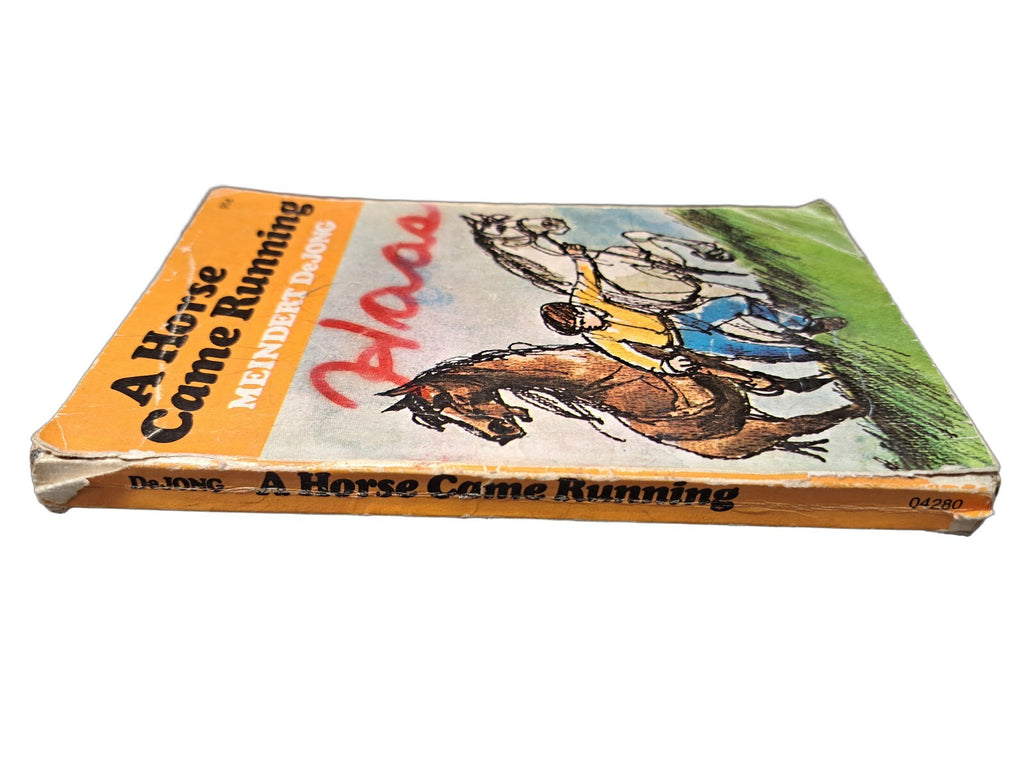 Vintage 1970 A Horse Came Running book by Meindert DeJong