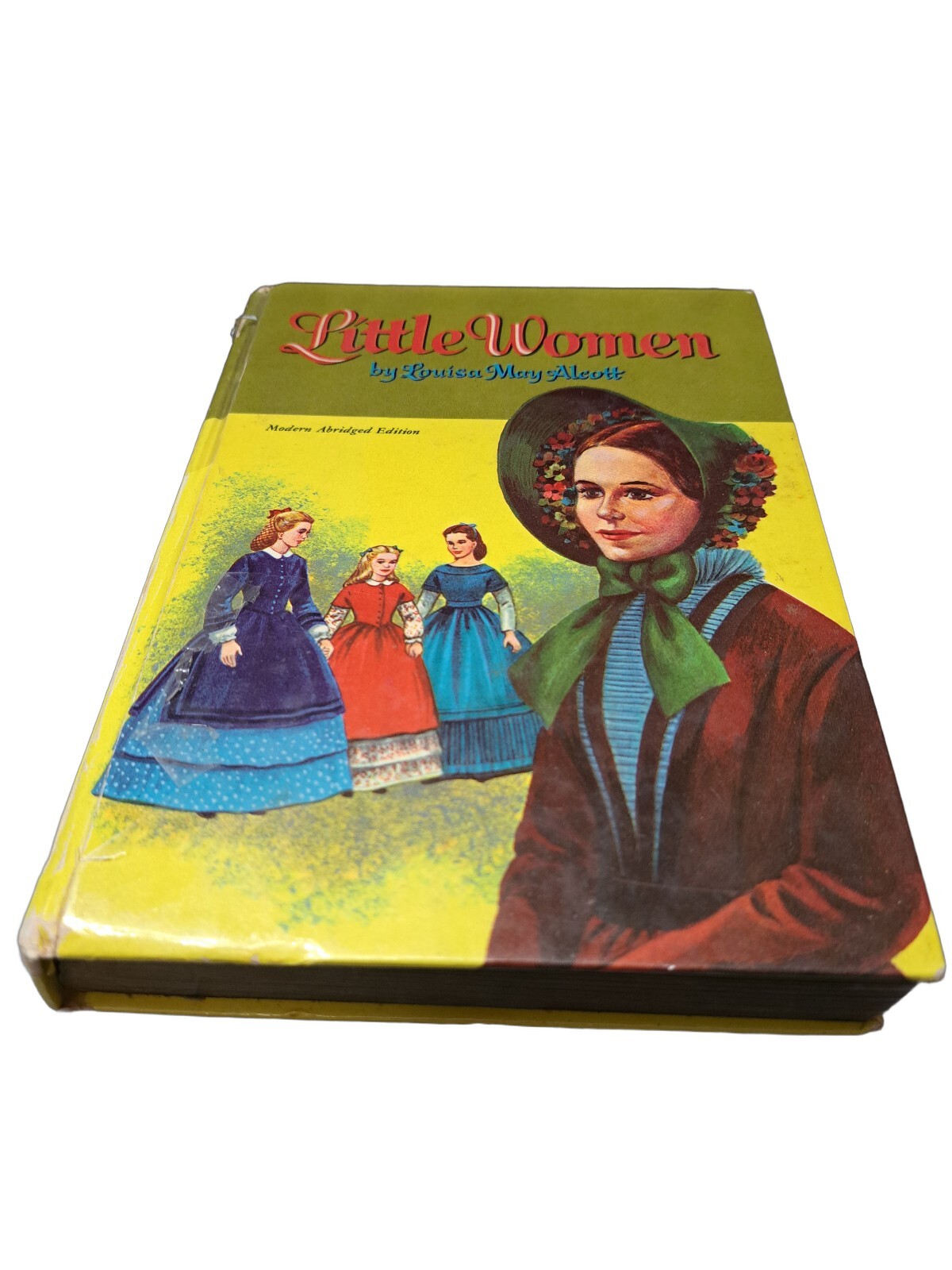 Vintage 1955 Little Women book by Louisa May Alcott (Modern Abridged Edition)