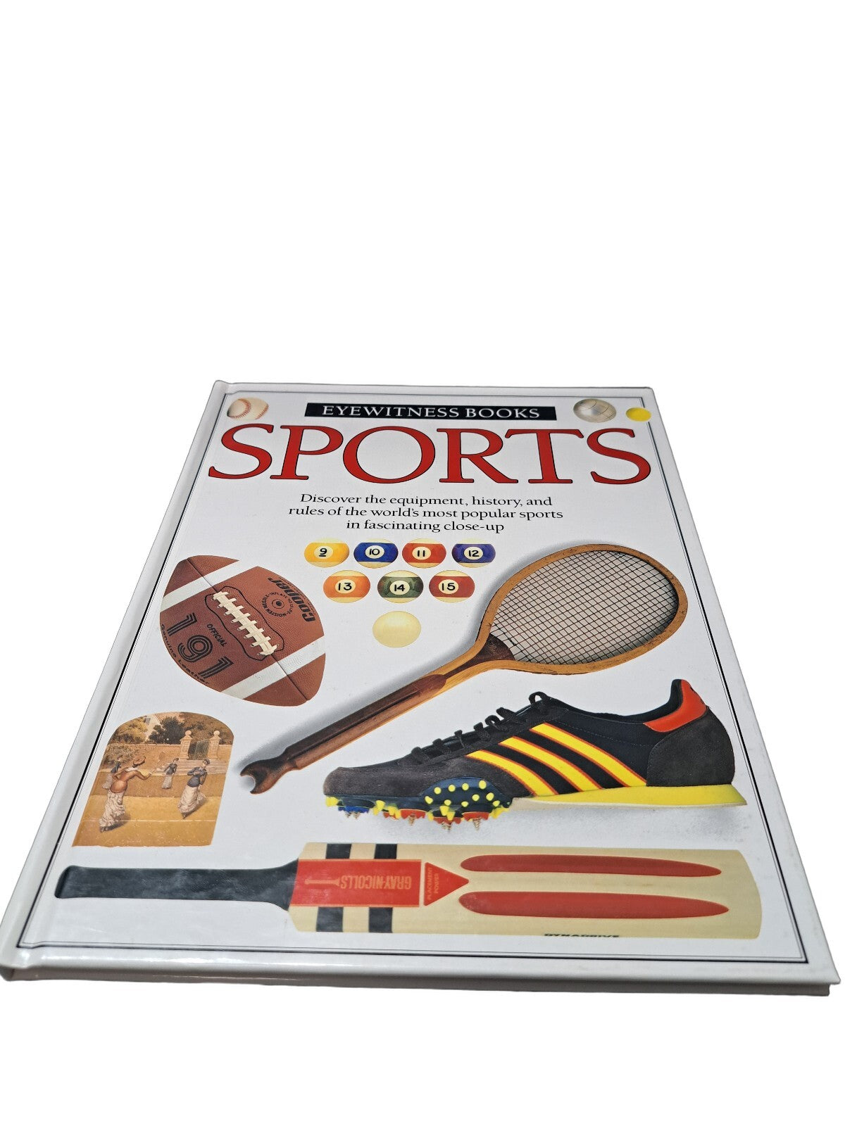 Vintage 1988 first edition of Sports by Eyewitness Books
