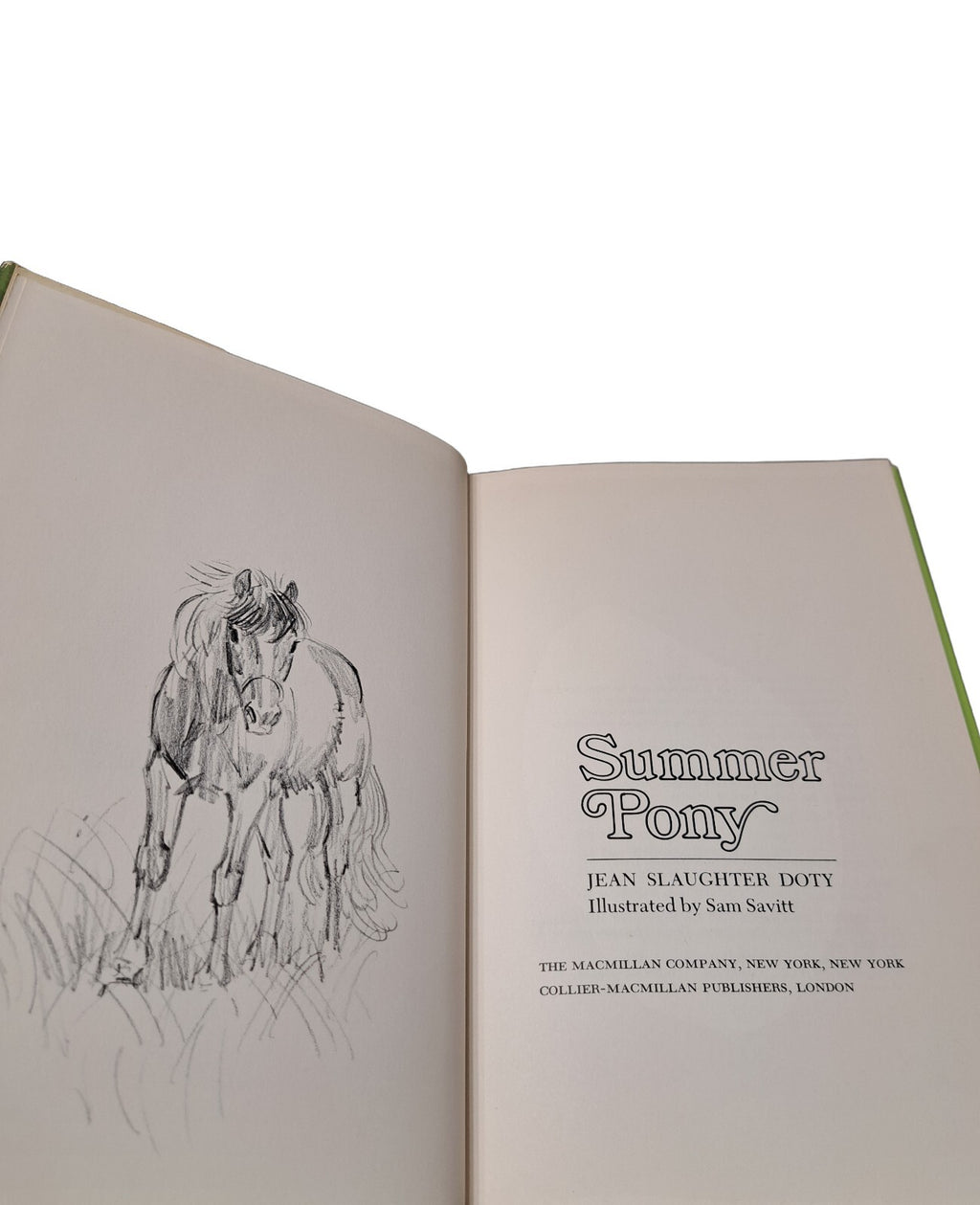 Vintage 1973 Summer Pony book by Jean Slaughter Doty