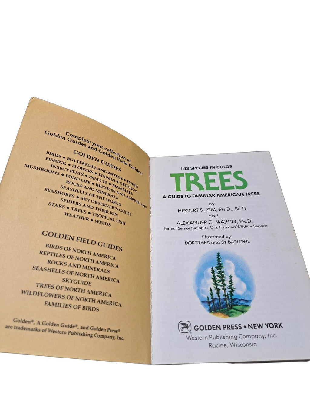 Vintage 1987 revised edition of Trees