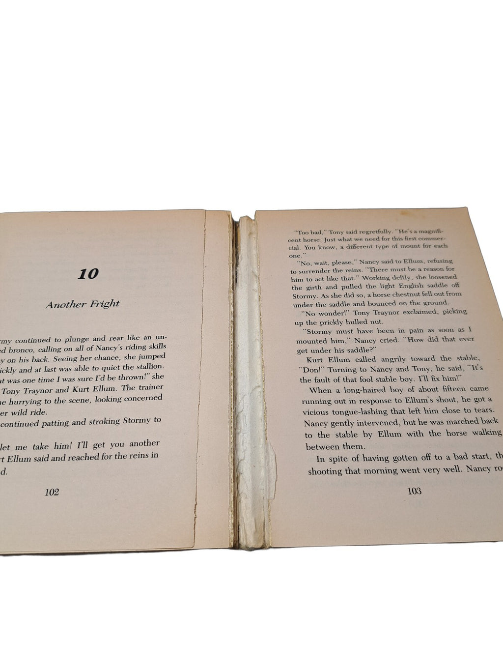 Vintage 1982 Race Against Time by Carolyn Keene a Nancy Drew book