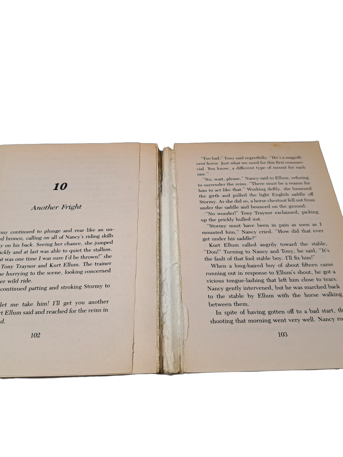 Vintage 1982 Race Against Time by Carolyn Keene a Nancy Drew book