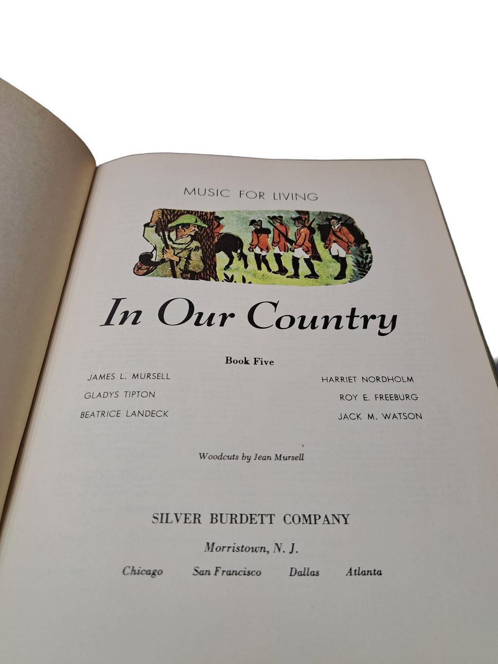 Vintage 1956 Music in Our Country book five