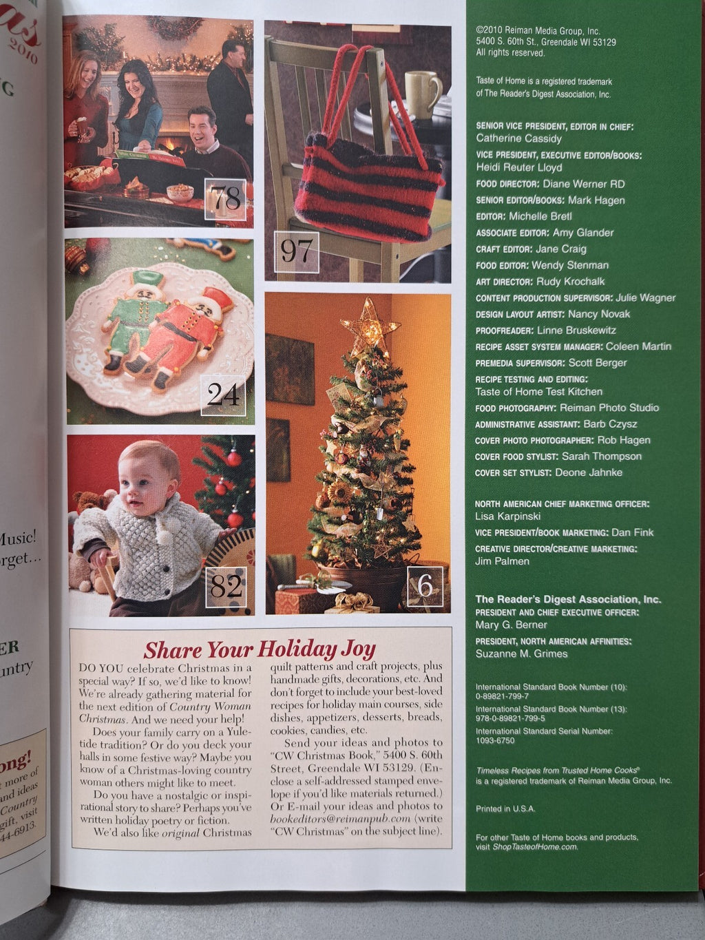 Country Women Christmas 2010 book by Taste of Home