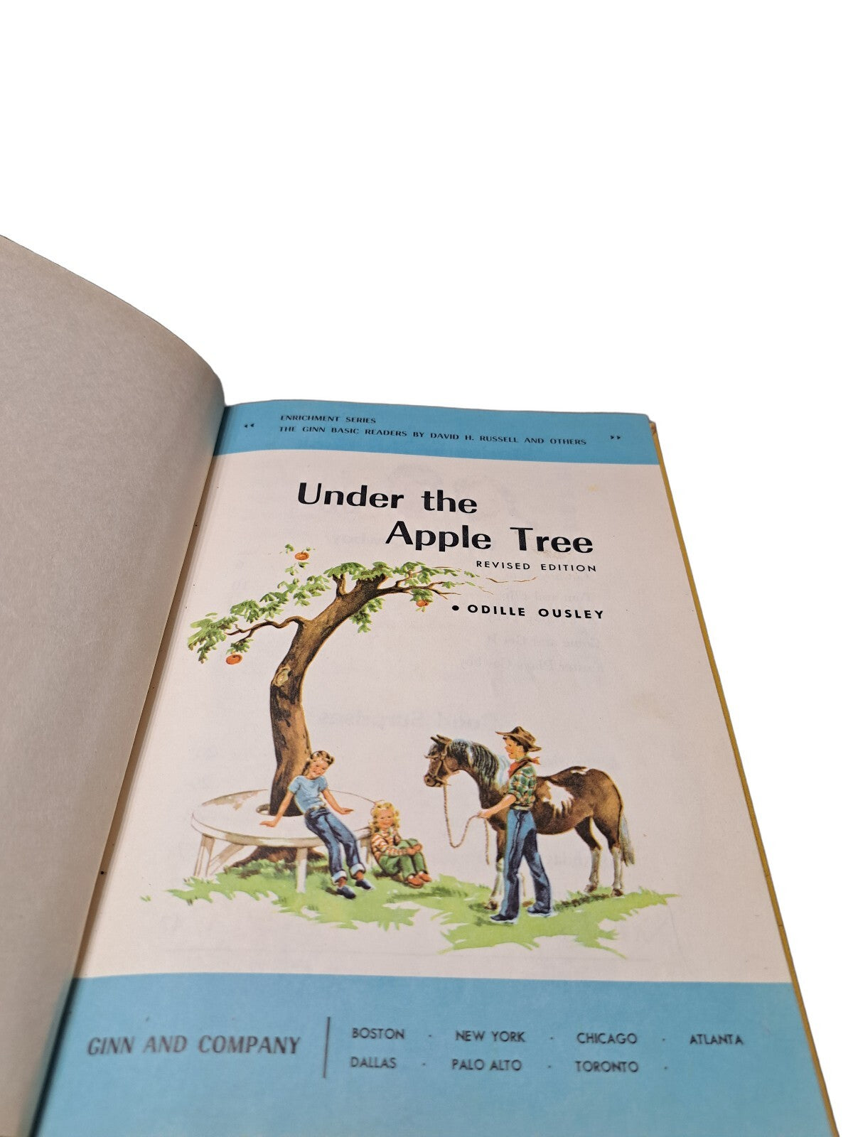 Vintage 1959 Under the Apple Tree revised edition book by Odille Ousley
