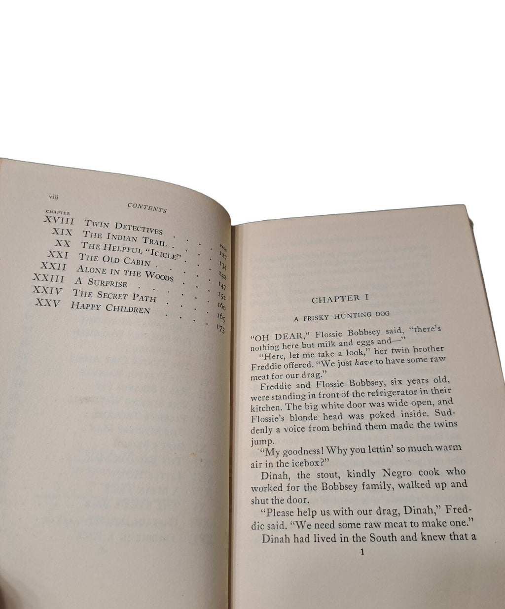 Vintage 1950 first edition of The Bobbsey Twins in Rainbow Valley book by Laura Lee Hope