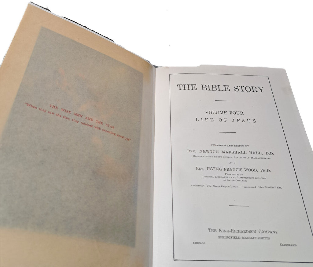 Vintage 1917 The Bible Story Volume Four Life of Jesus