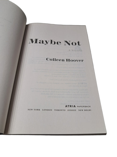 2015 Maybe Not by Colleen Hoover