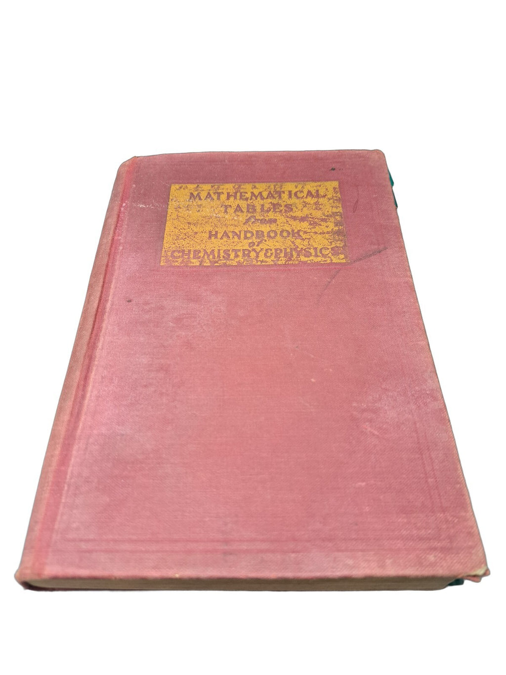 Vintage 1947 Mathematical Tables from Handbook of Chemistry and Physics