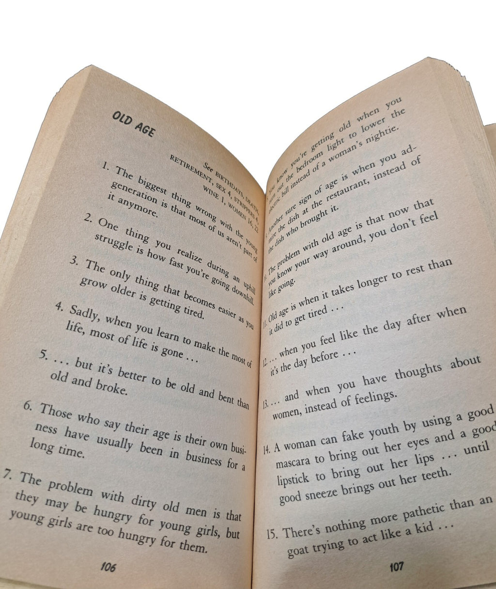 Vintage 1989 1,001 Great One-Liners by Jeff Rovin