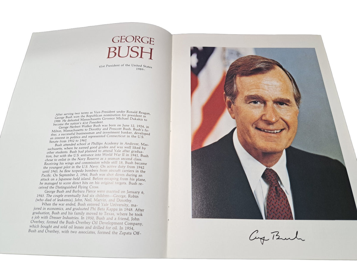 Rare 1988 George Bush: 41st President of the United States