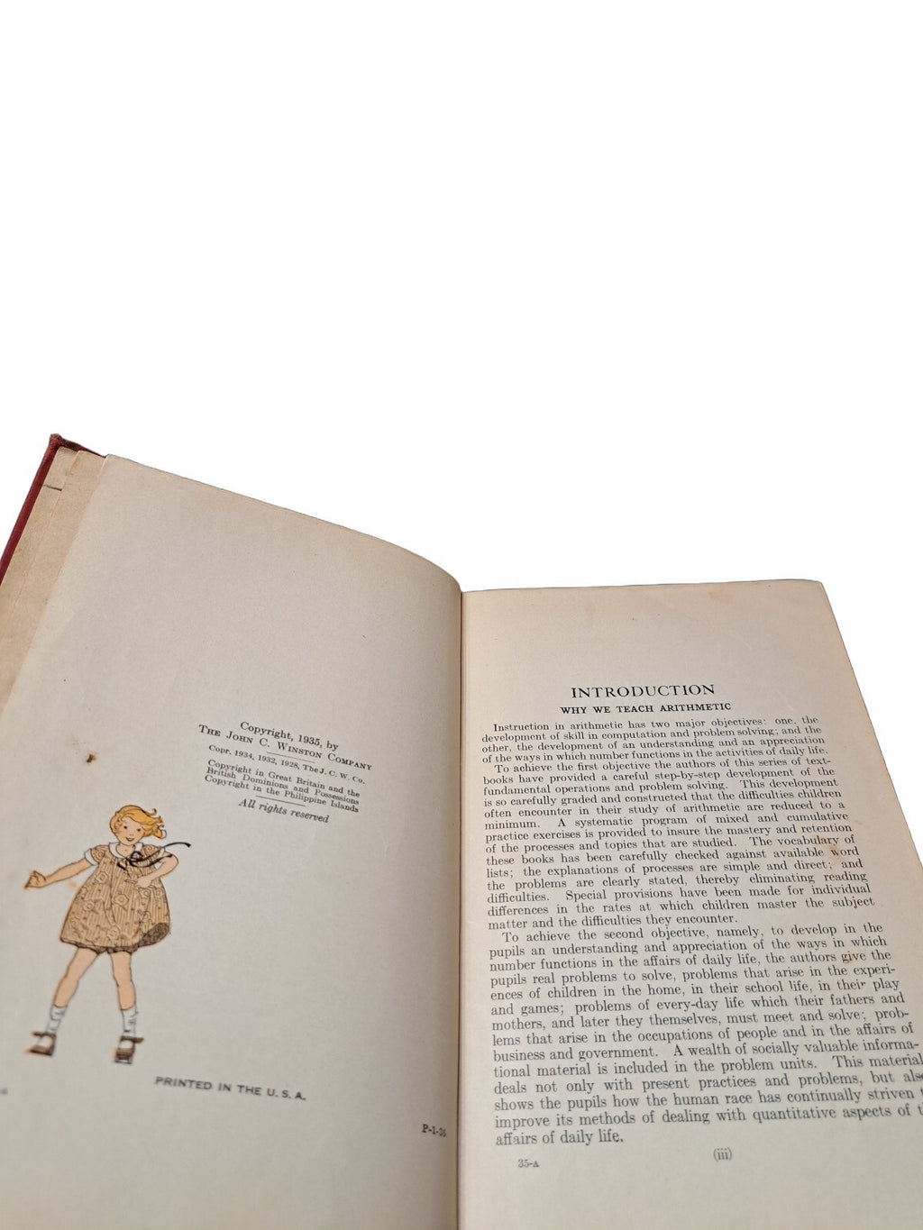 Vintage 1935 The New Triangle Arithmetics: Grade Three book