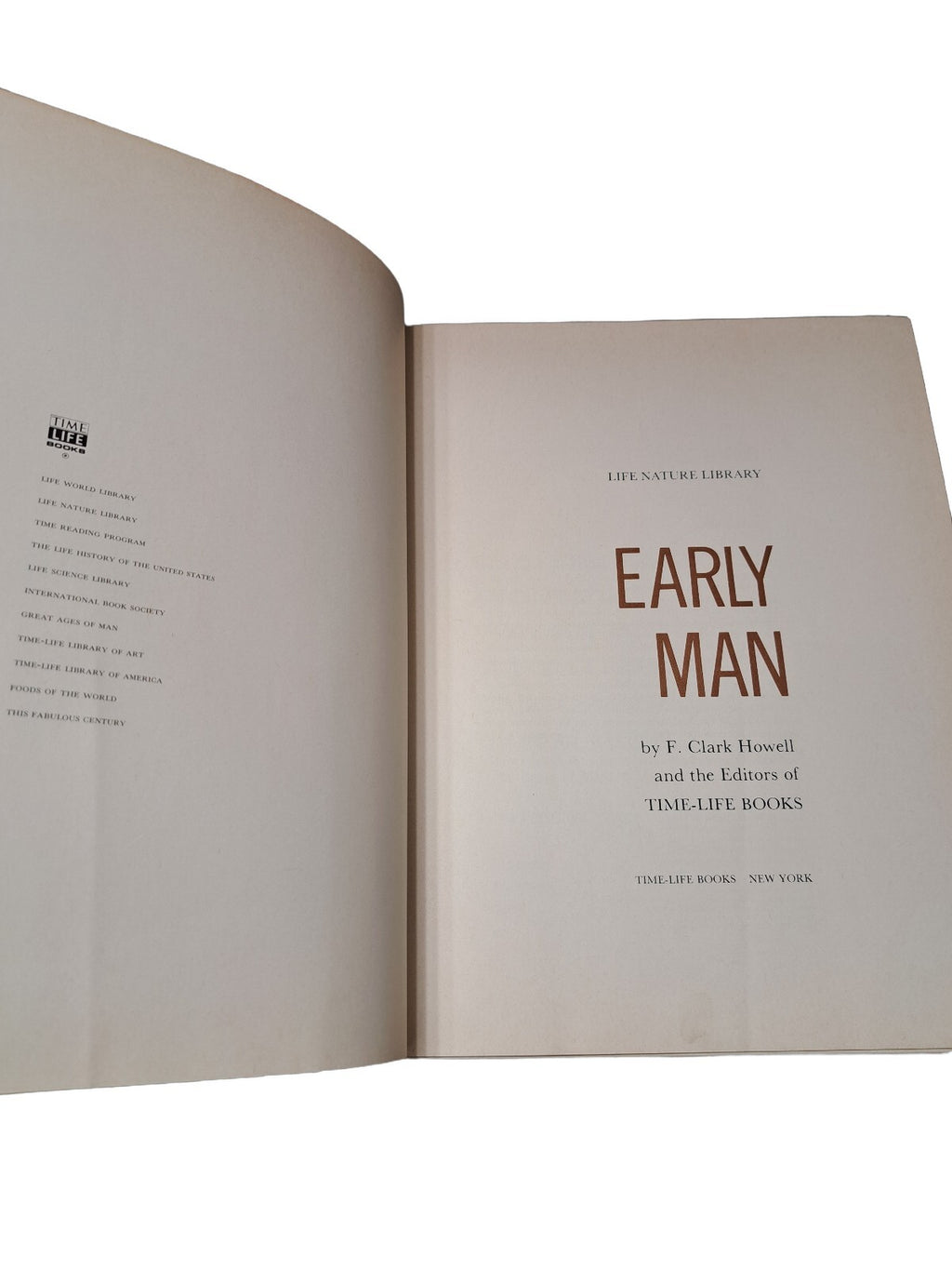 Vintage 1965 Early Man from the Life Nature Library