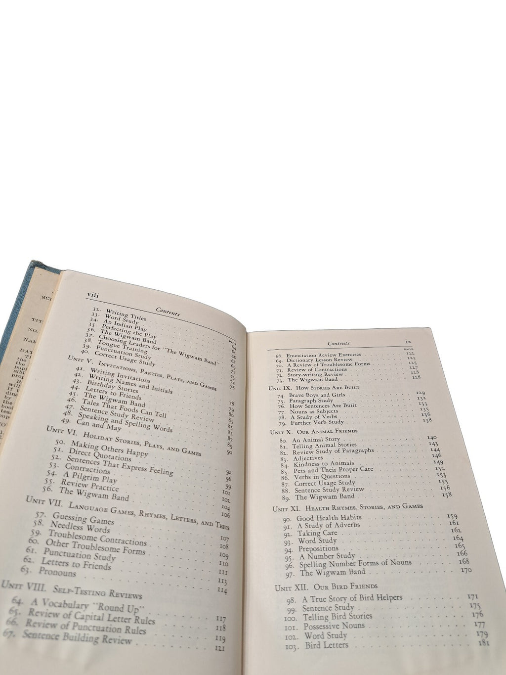 Vintage 1935 Living English: Second Book - Sixth Grade