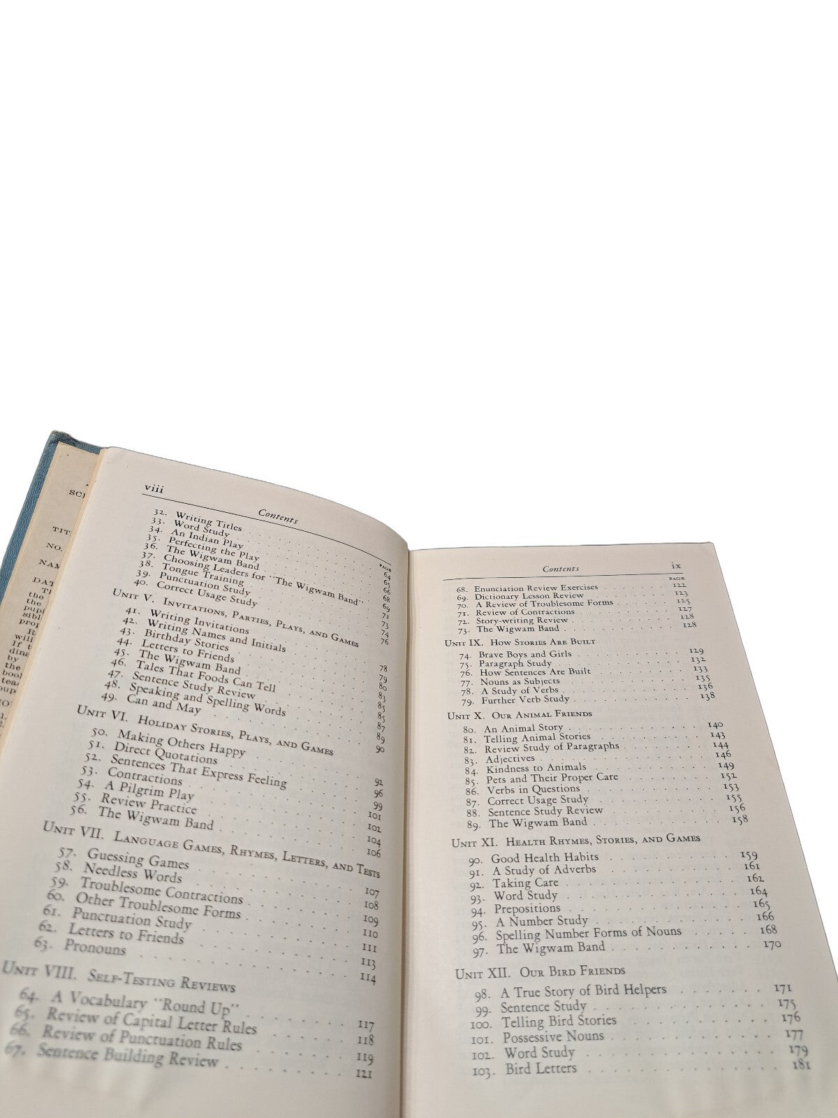Vintage 1935 Living English: Second Book - Sixth Grade