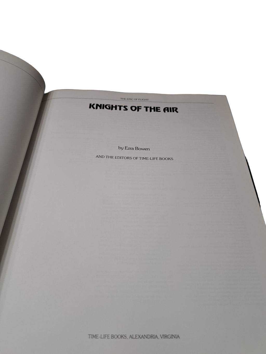 Vintage 1980 Knights of the Air from The Epic Flight series by Time Life Books