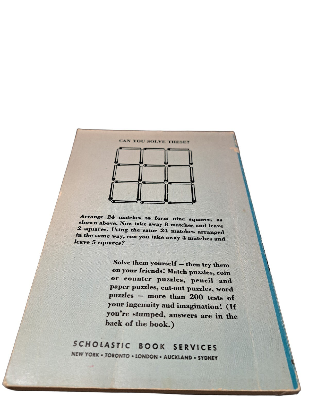 Vintage 1946 Fun with Puzzles by Joseph Leeming