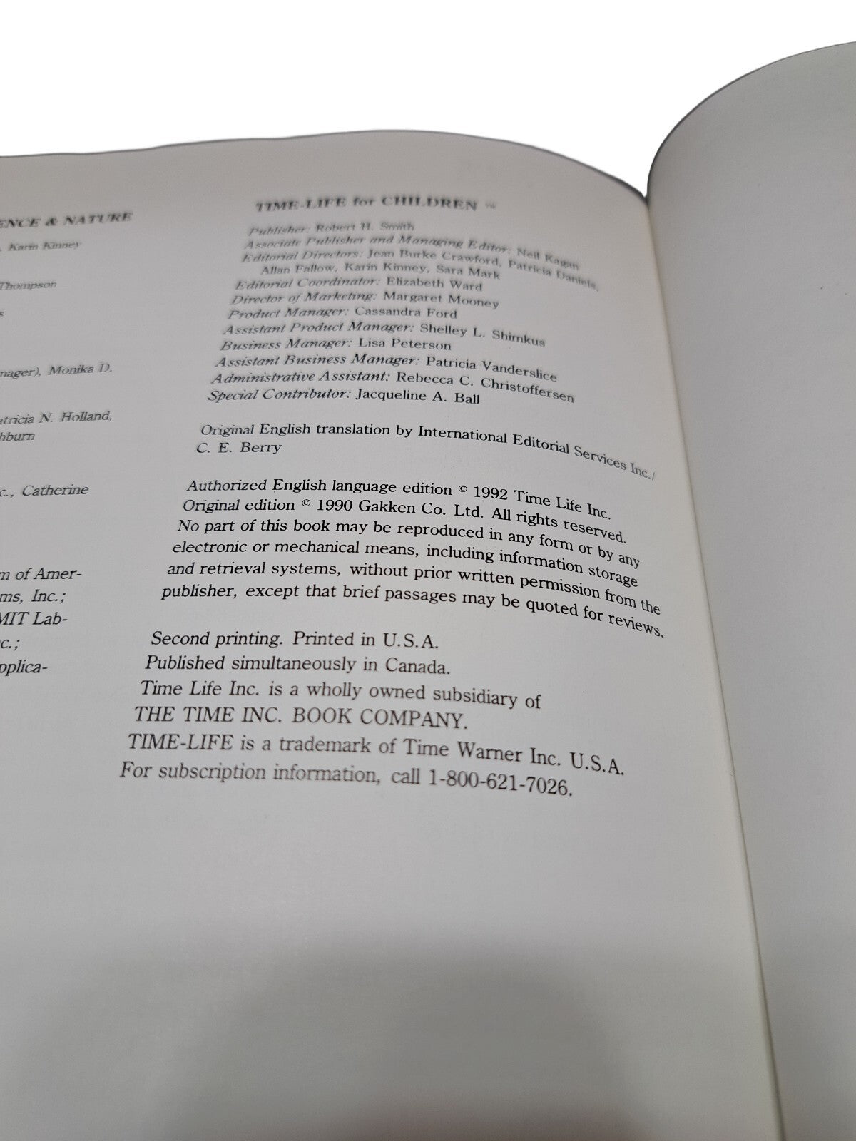 Vintage 1992 second printing of Understanding Science & Nature: Computer Age by Time Life