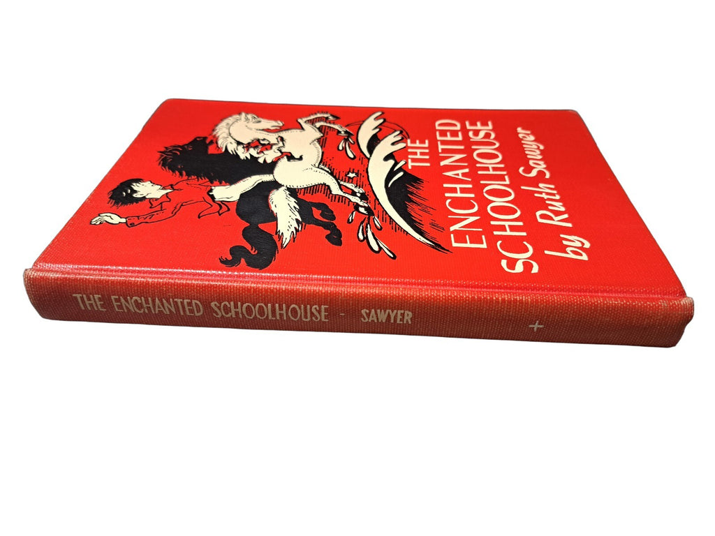 Vintage 1958 The Enchanted Schoolhouse book by Ruth Sawyer