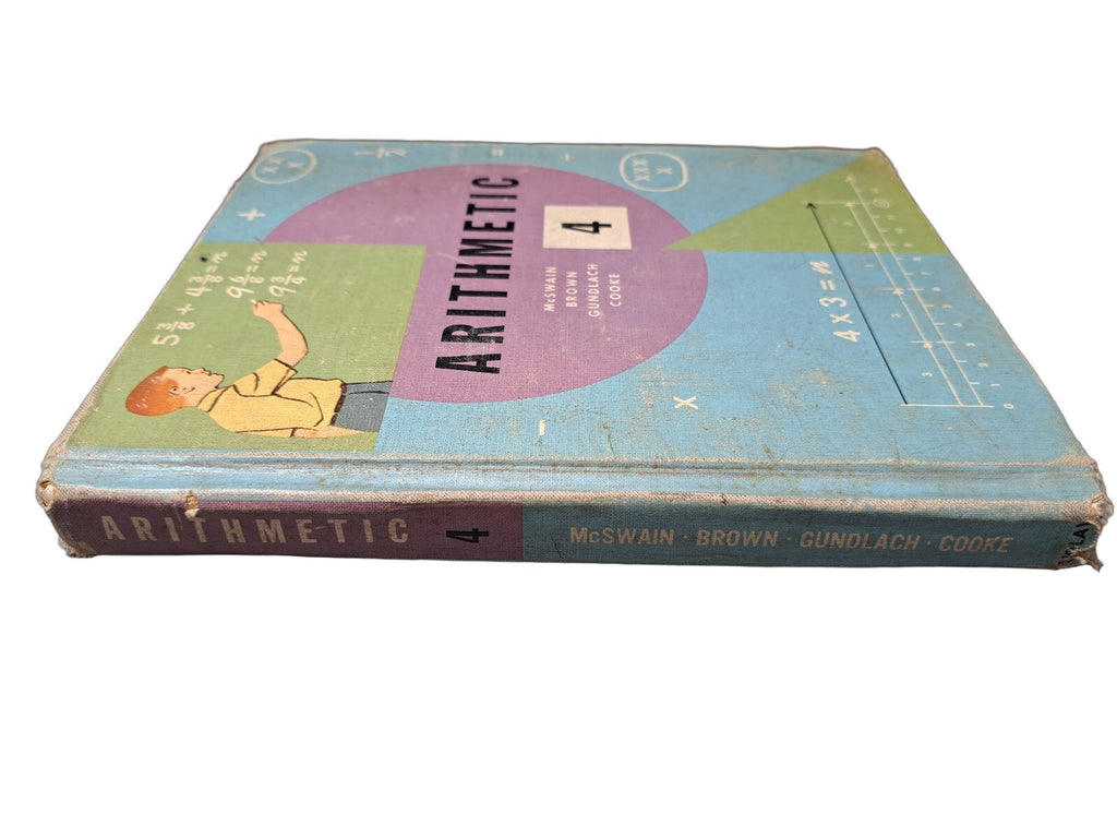 Vintage 1963 Arithmetic books 3 & 4