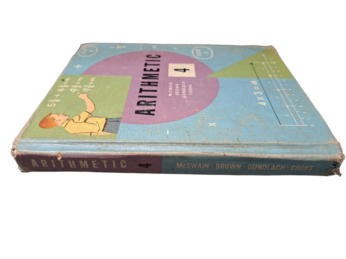 Vintage 1963 Arithmetic books 3 & 4