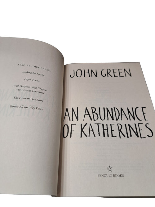 2006 An Abundance of Katherines by John Green