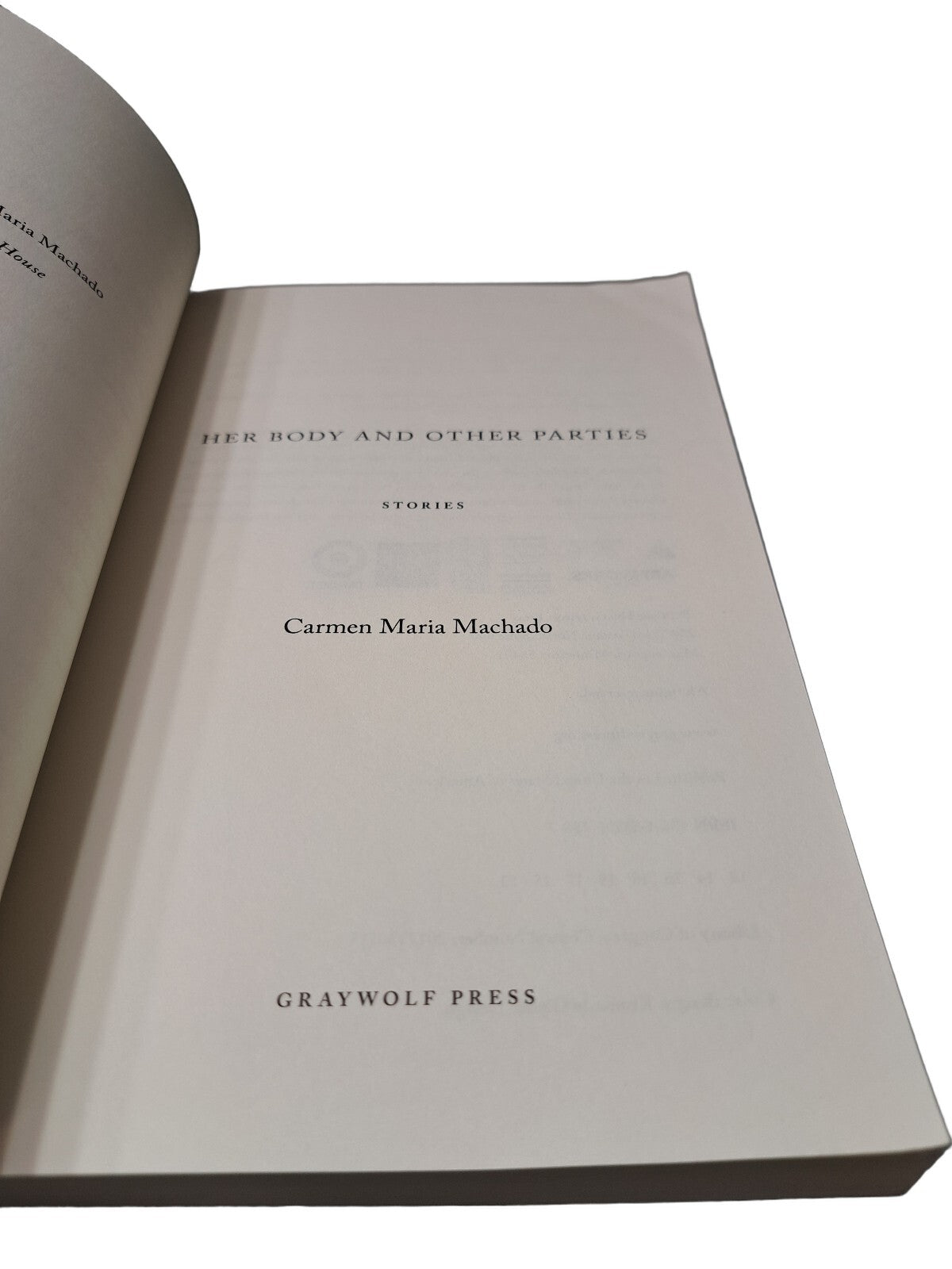 2017 Her Body and Other Parties by Carmen Maria Machado