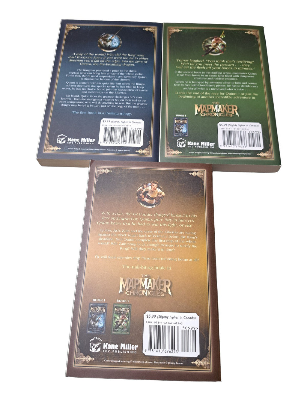 The Mapmaker Chronicles Books 1-3 Set Trilogy