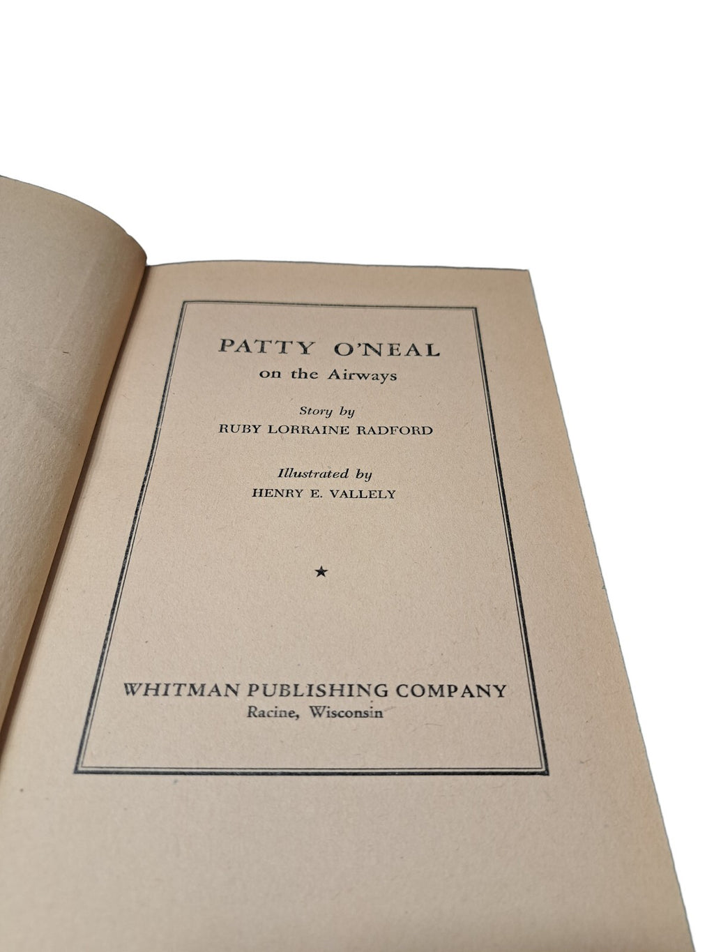 Vintage 1946 Patty O'Neal on the Airways book by Ruby Radford