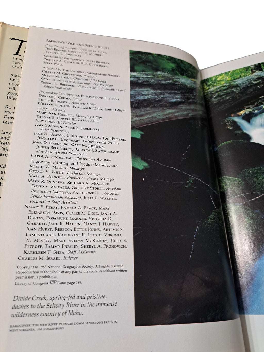Vintage 1983 America's Wild and Scenic Rivers by National Geographic