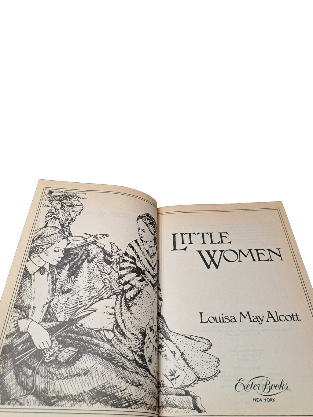 Vintage 1986 Little Women book by Louisa May Alcott